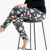 Legging en microfibre ultra doux au motif de roulottes