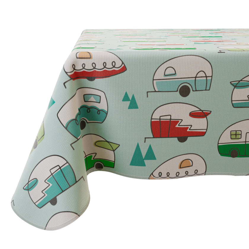 Vinyl Tablecloth with Flannel Backing