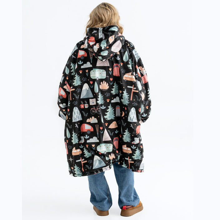 Hooded Blanket with Pocket