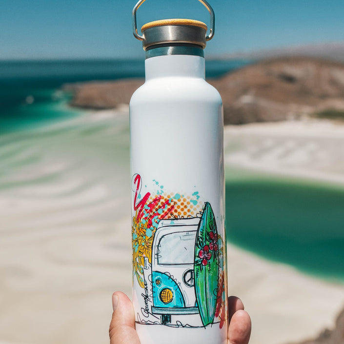 Stainless Steel Water Bottles by Julie Courchesne