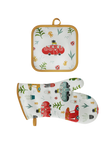 Set of Oven Mitt and Pot Holder from the 