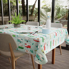 Load image into Gallery viewer, Vinyl Tablecloth with Flannel Backing